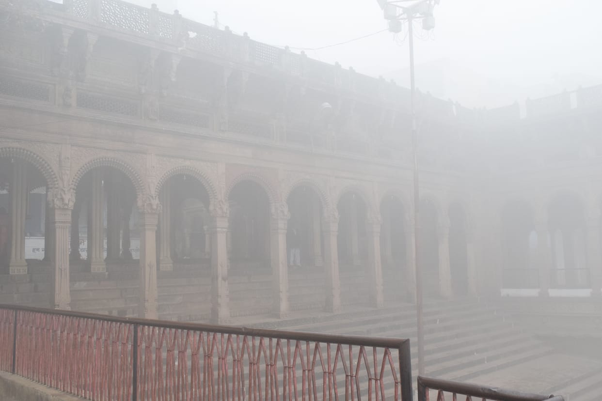 Melting increased after rain, people were suffering due to cold winds