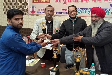Nakul became the winner of chess competition