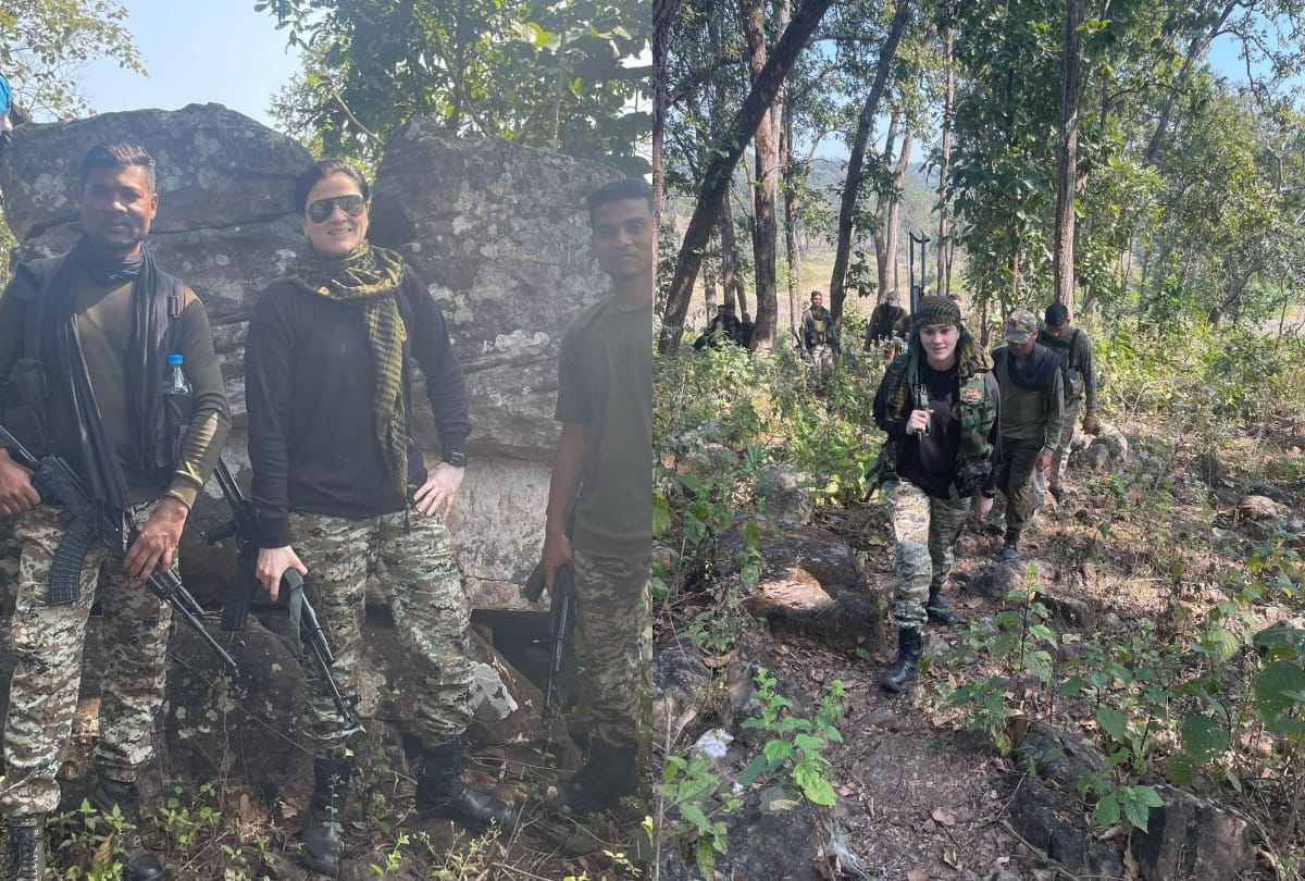 IPS officer Ankita Sharma commands operation in Naxal stronghold Bastar ranveena tandon says she is real hero