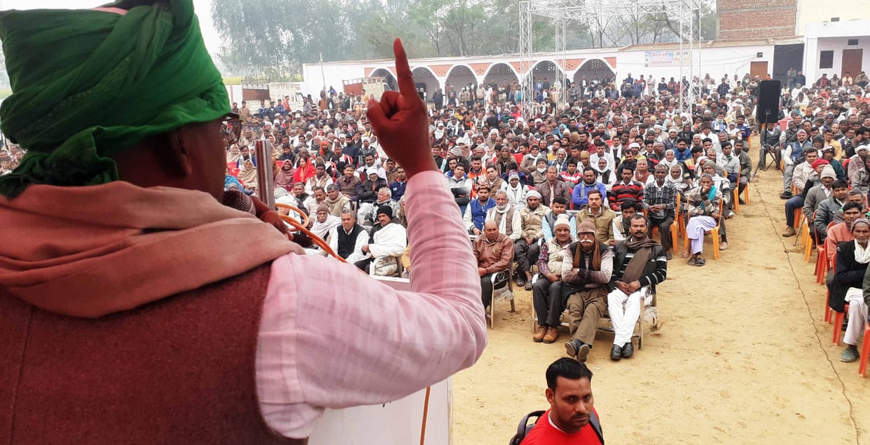 Aligarh: BJP leader gets justice or else Amit Shah's rally will be boycotted