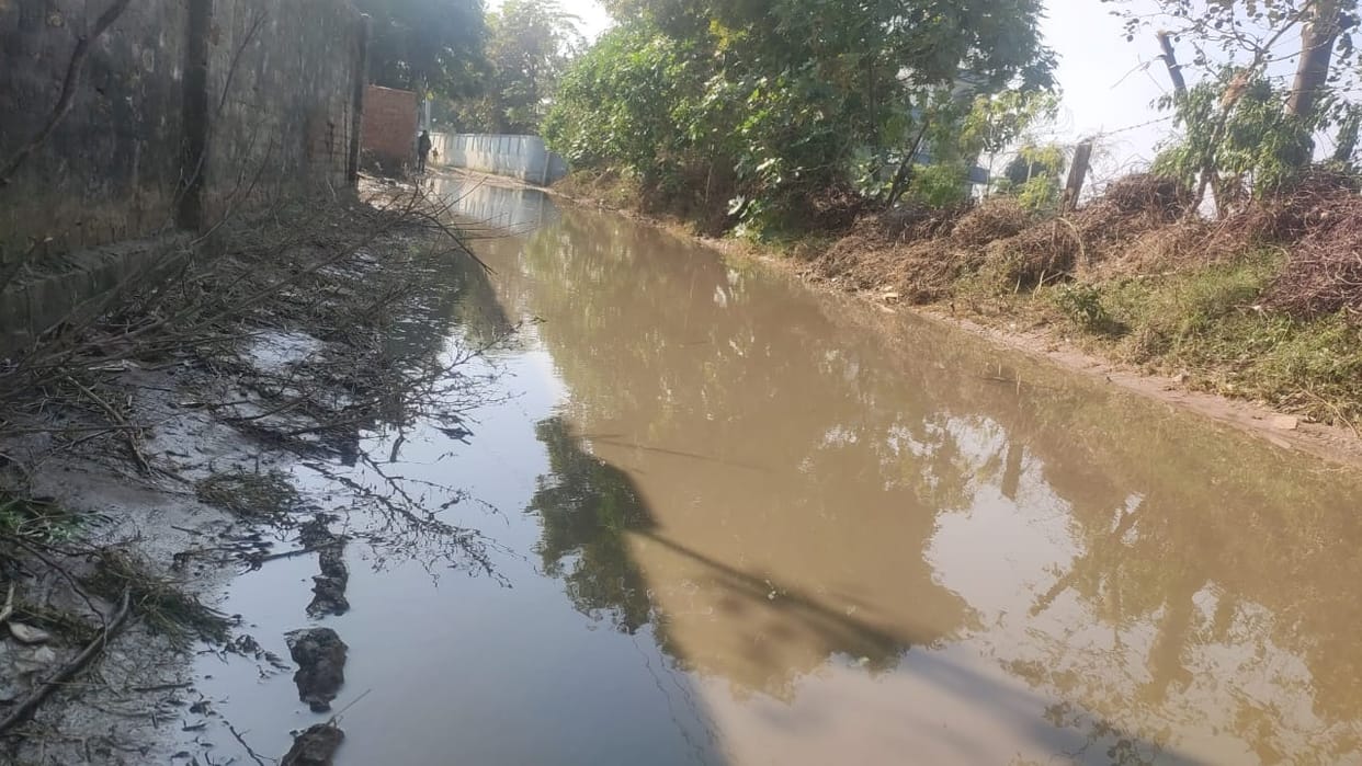 Neither brick nor cement, made in paper only pavement and drain