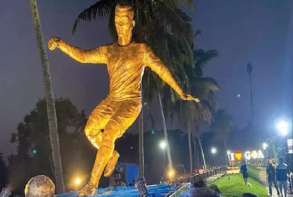 Cristiano Ronaldo Statue installed in Goa all you need to know about Ronaldo Statue