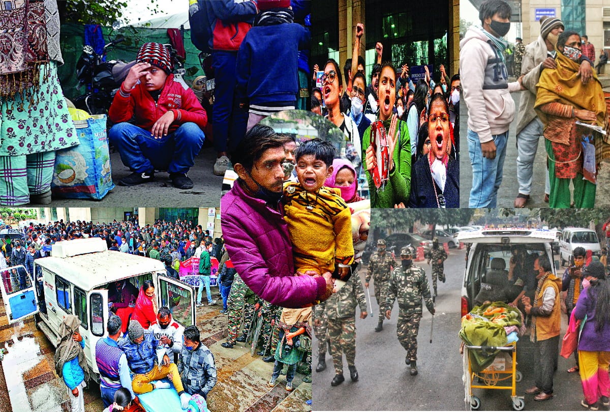 Delhi Doctors strike Patients kept crying throughou day, hospitals gates closed see photos