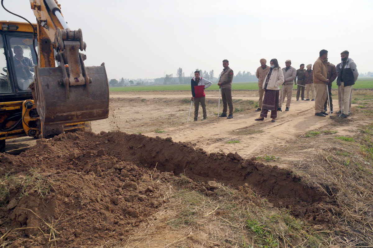 Road networks and cut plots uprooted