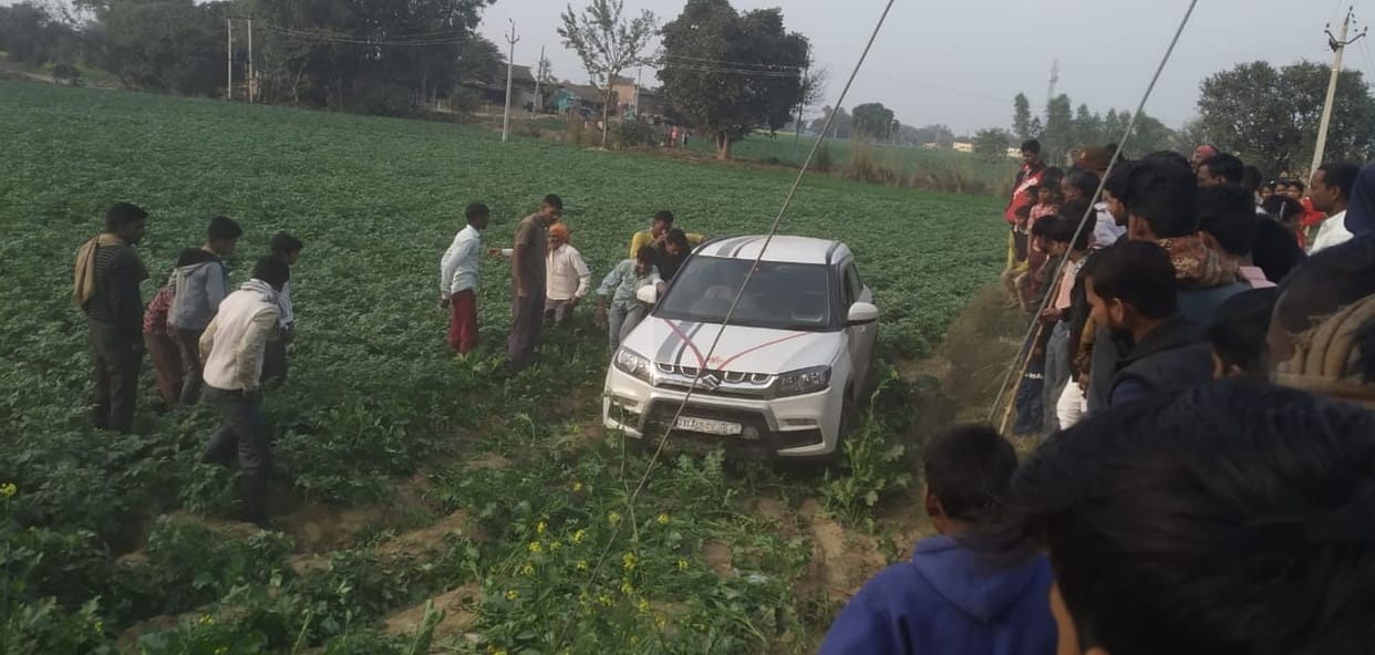 Stone pelting on Jaipur police who came to rescue the kidnapped