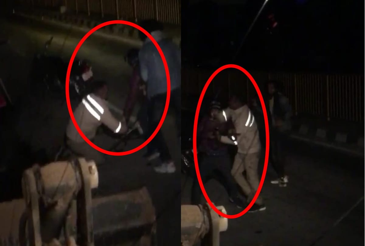 miscreants looted INSAS rifle from a up police constable In Bijnor