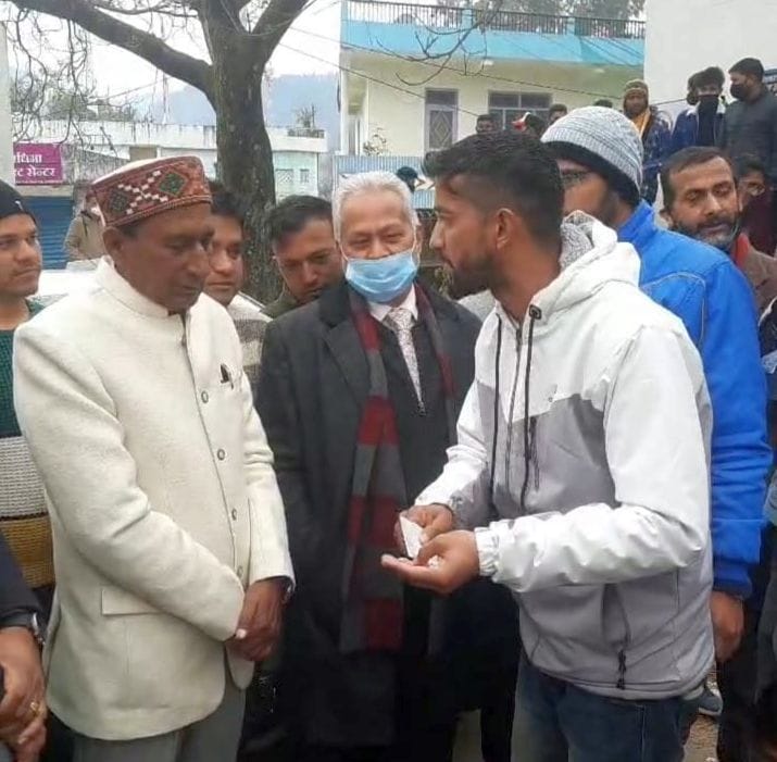 Protest by Student Leaders in Pithauragarh