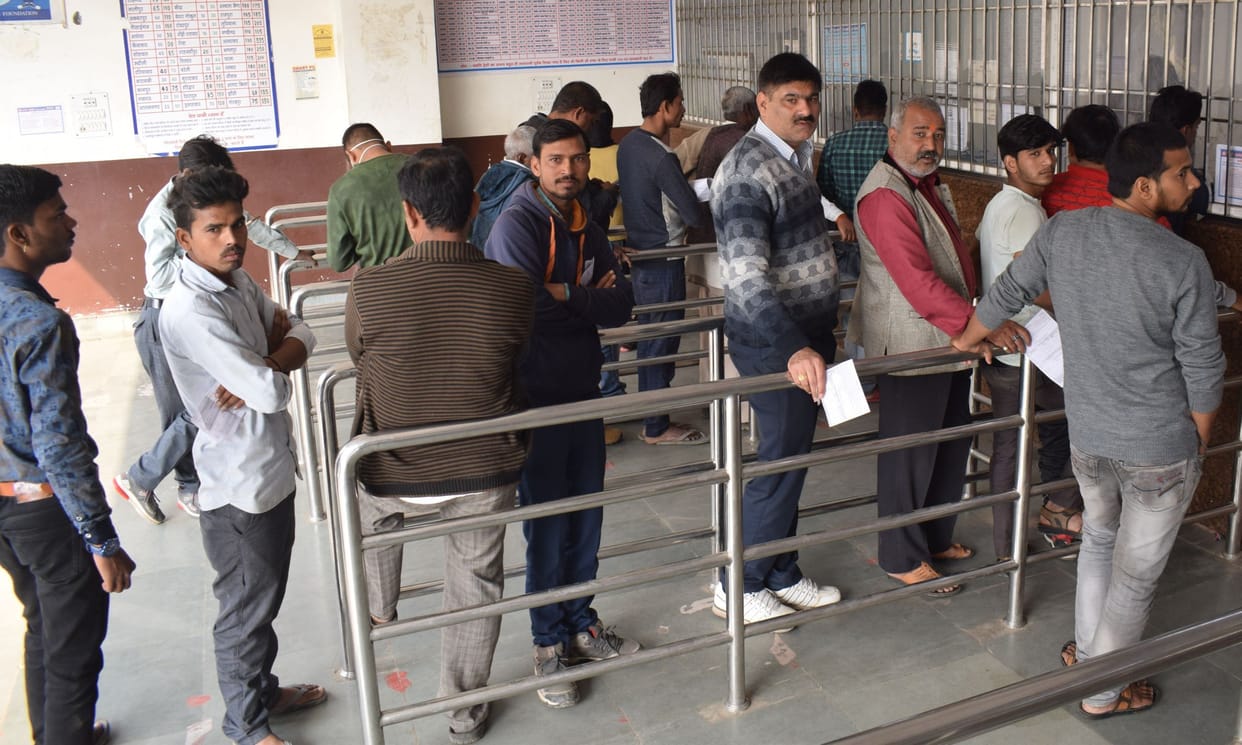no testing at railway station and bus  station