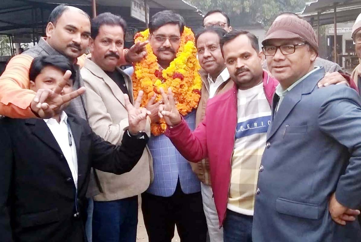 Omprakash Mishra became Tehsil Bar Asso for the sixth time. President of