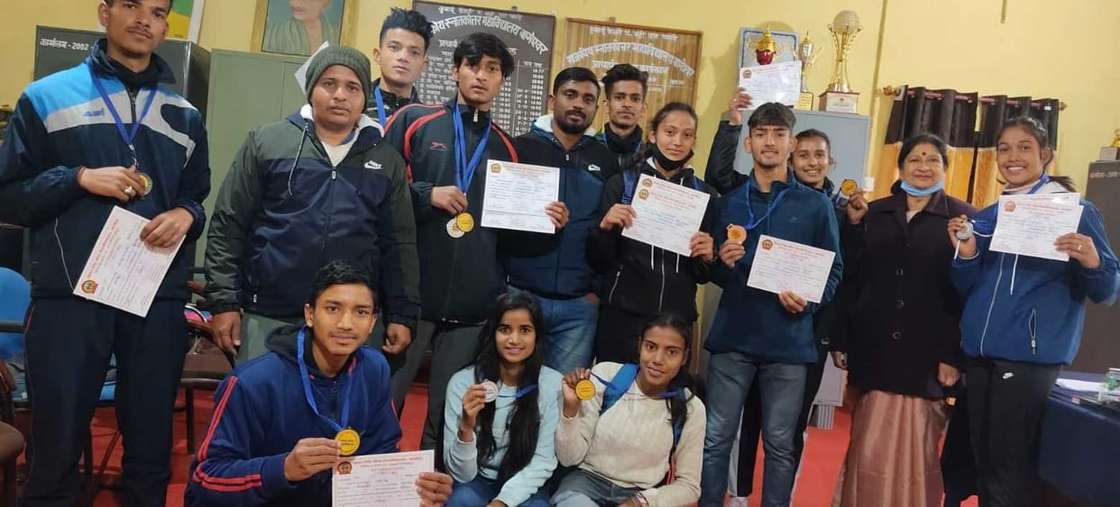 Raveena Wins two Gold