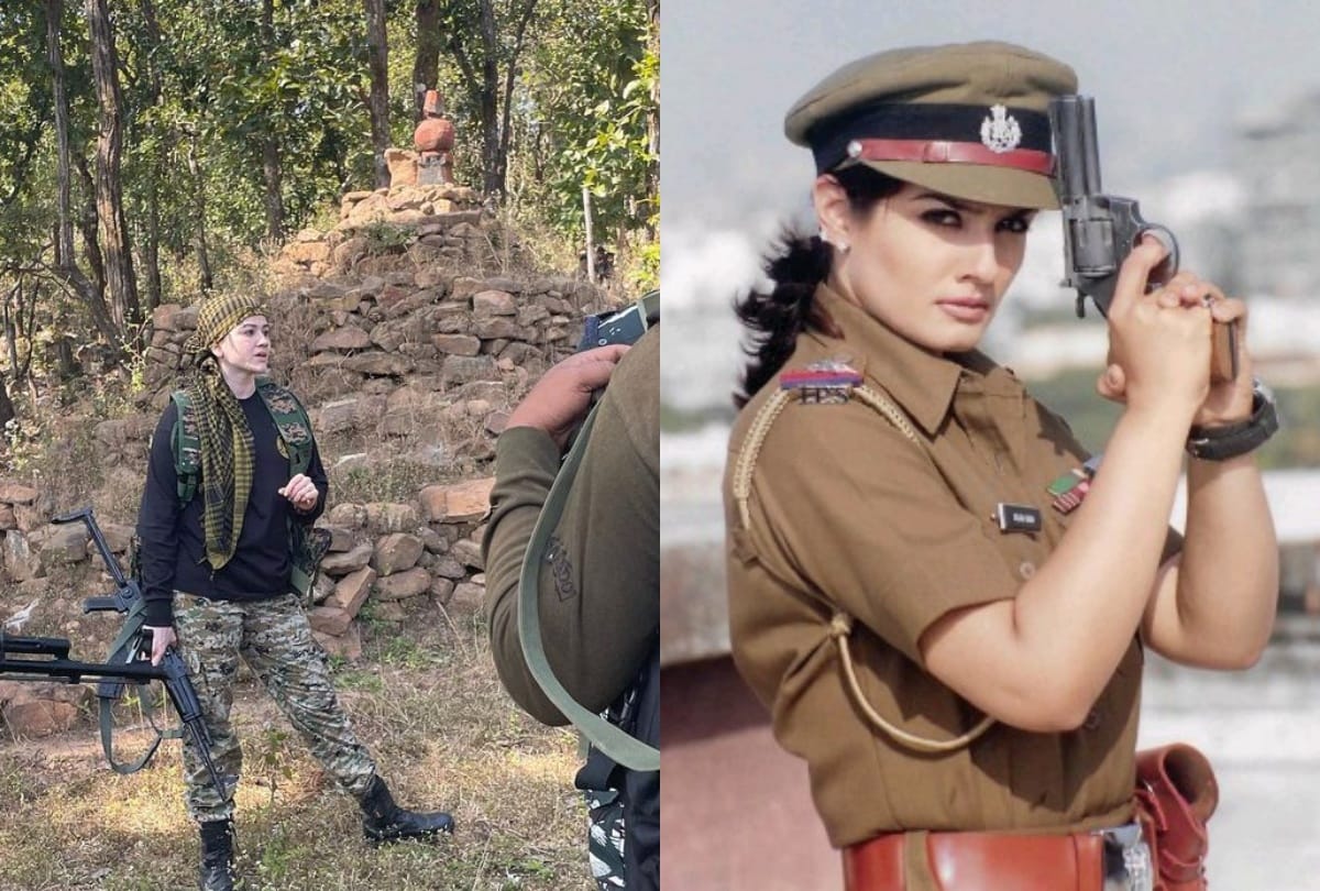 IPS officer Ankita Sharma commands operation in Naxal stronghold Bastar ranveena tandon says she is real hero
