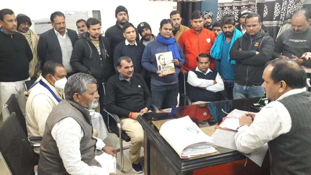 Azad Samaj Party's district president demanded installation of a statue