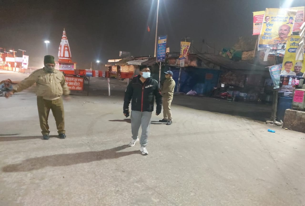 Night Curfew in Uttarakhand: Haridwar SP City check reality of night curfew, see photos