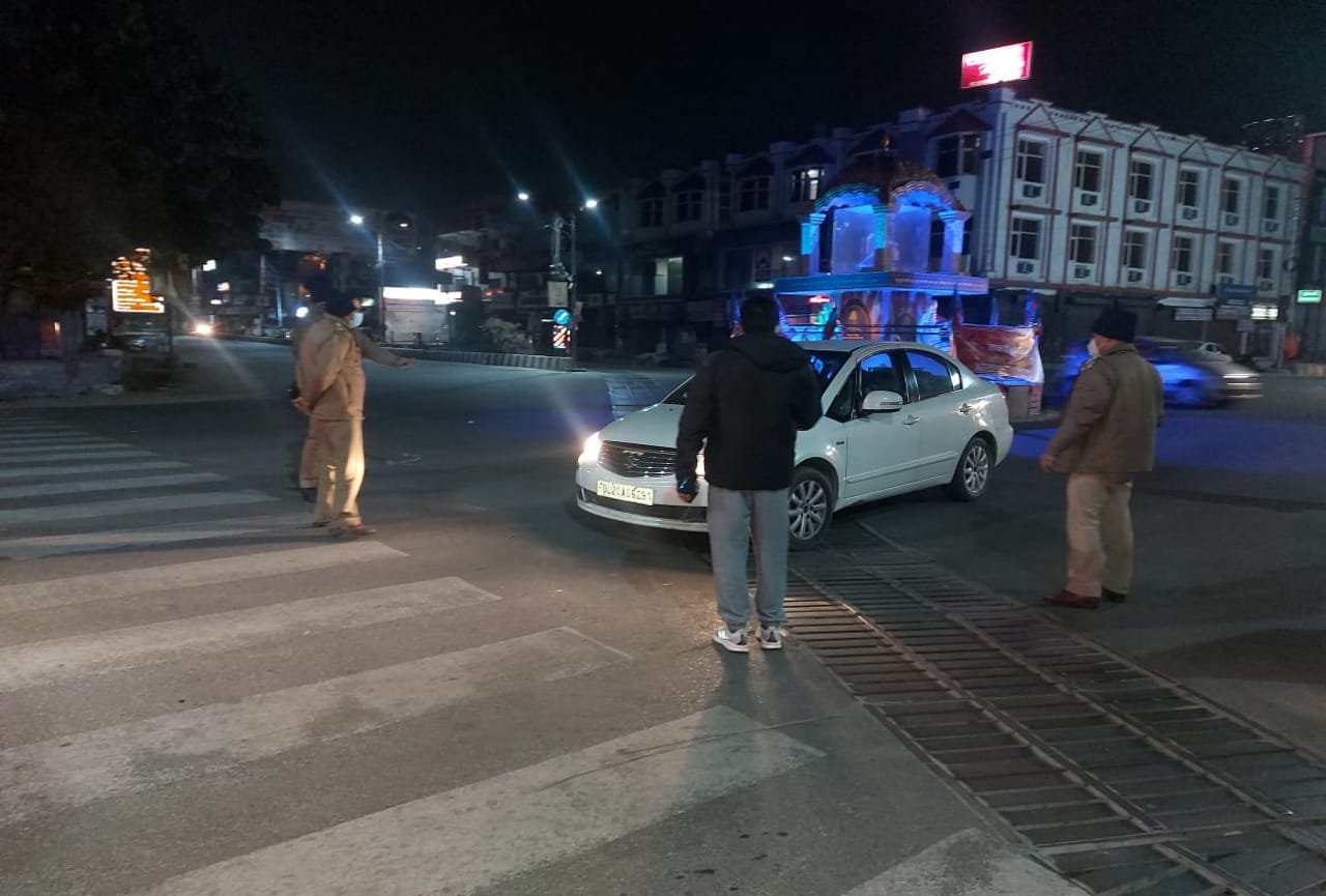 Night Curfew in Uttarakhand: Haridwar SP City check reality of night curfew, see photos