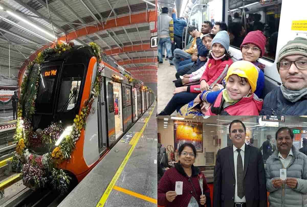Kanpur: Huge crowd at metro stations, passengers coming without masks, 21 thousand traveled on sixth day