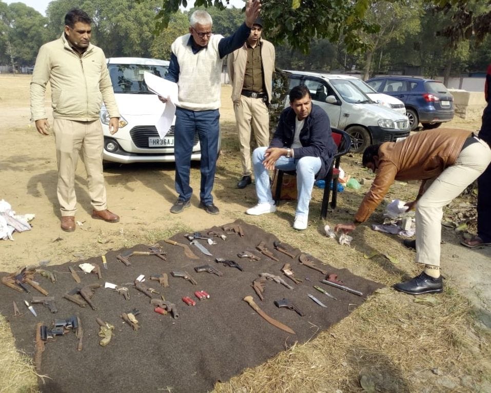 Illegal weapons recovered in 39 cases registered in 13 years were destroyed