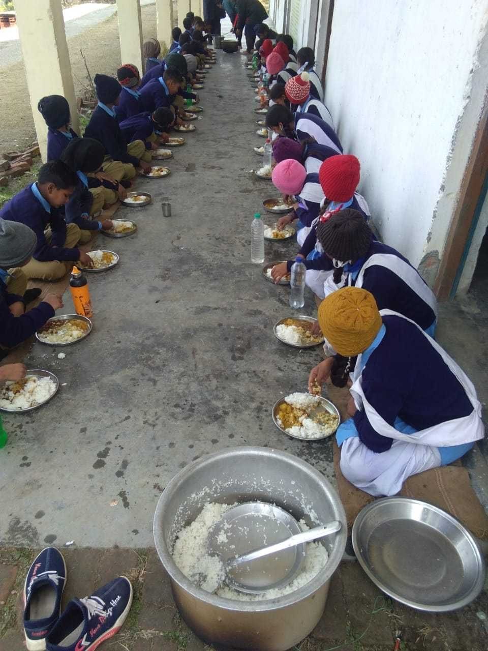 Falloup of Bhojanmata in GIC Sookhang