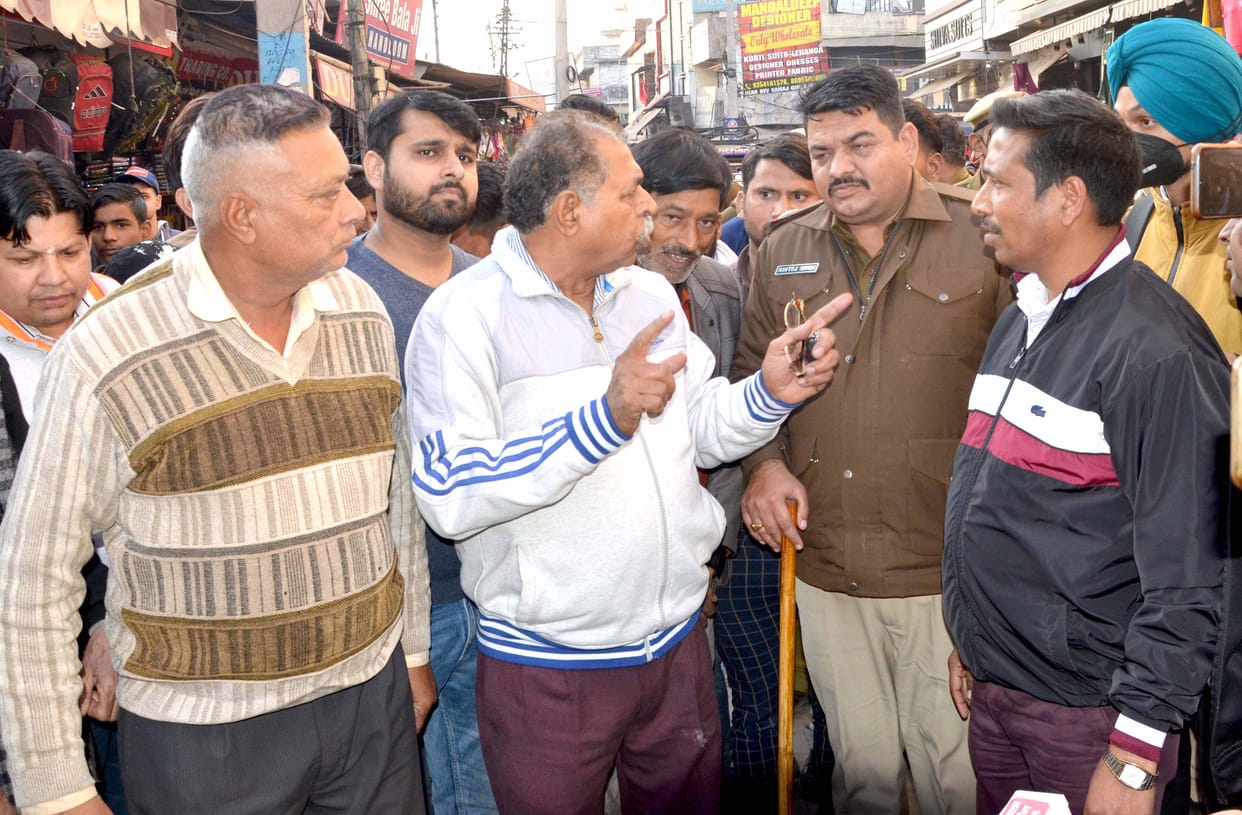 Uproar over removal of encroachment, debate with officials