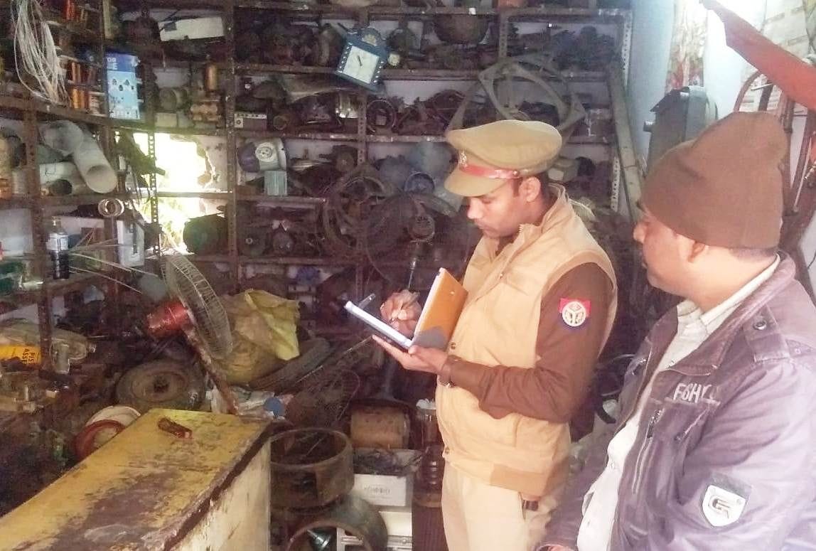 Copper and brass theft from motor binding shop
