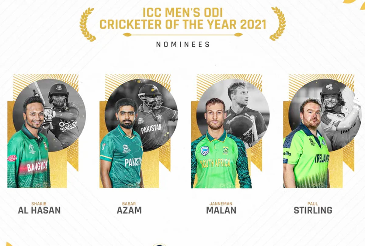 ICC Awards: Babar-Shakib nominated for the best ODI player of the year, Janneman Malan, Paul Stirling also got a place