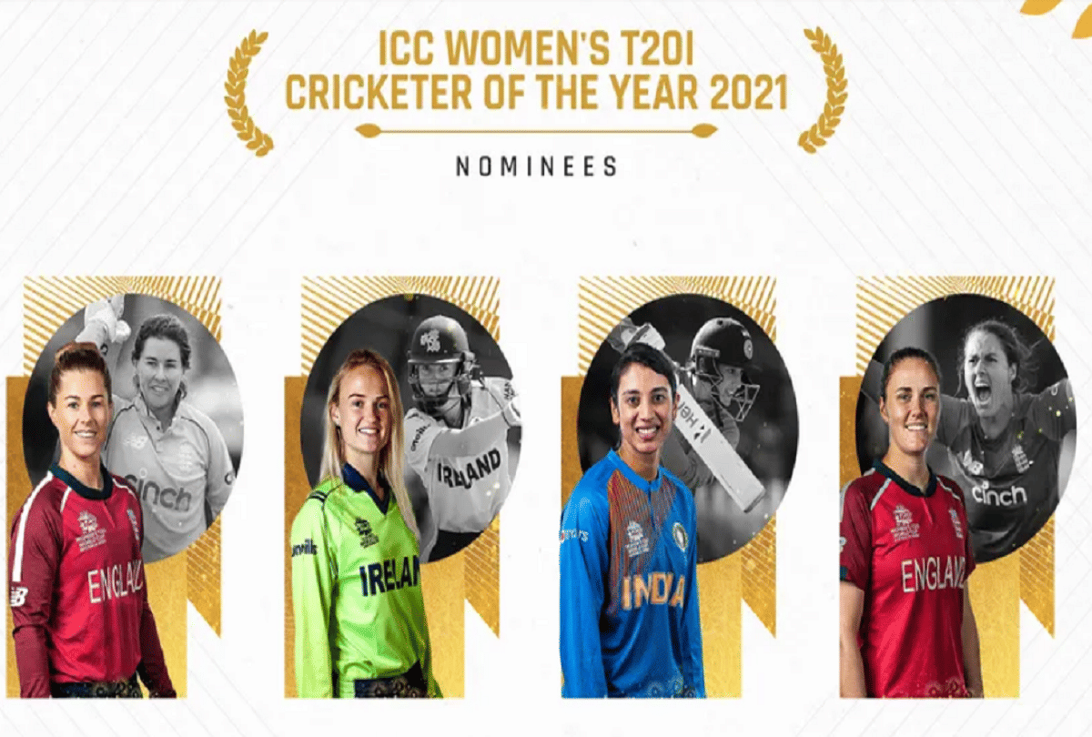 ICC Awards Smriti Mandhana among four players nominated for Womens T20I Player of the Year 2021 award