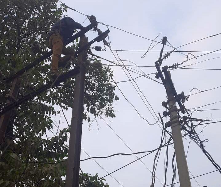 Many localities lost their electricity due to rain