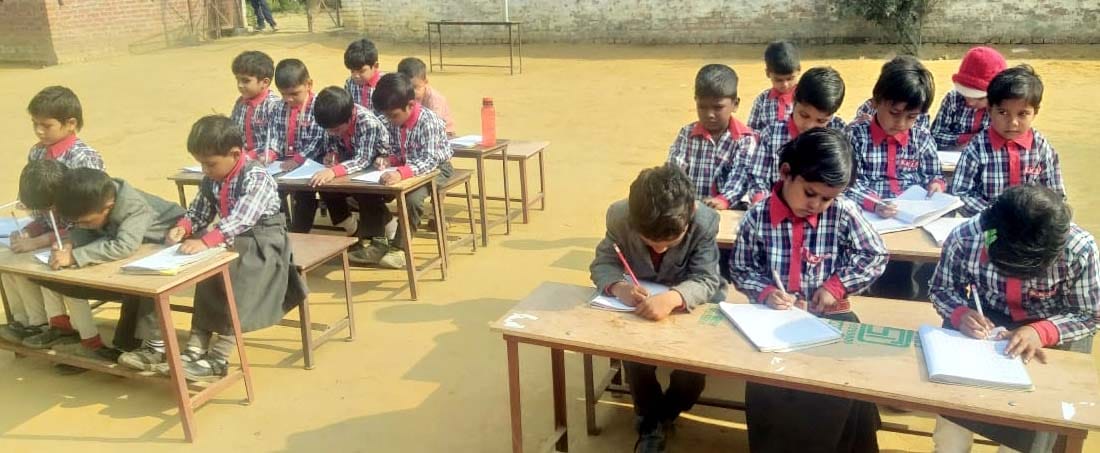Nancy stood first and Naina second in writing competition