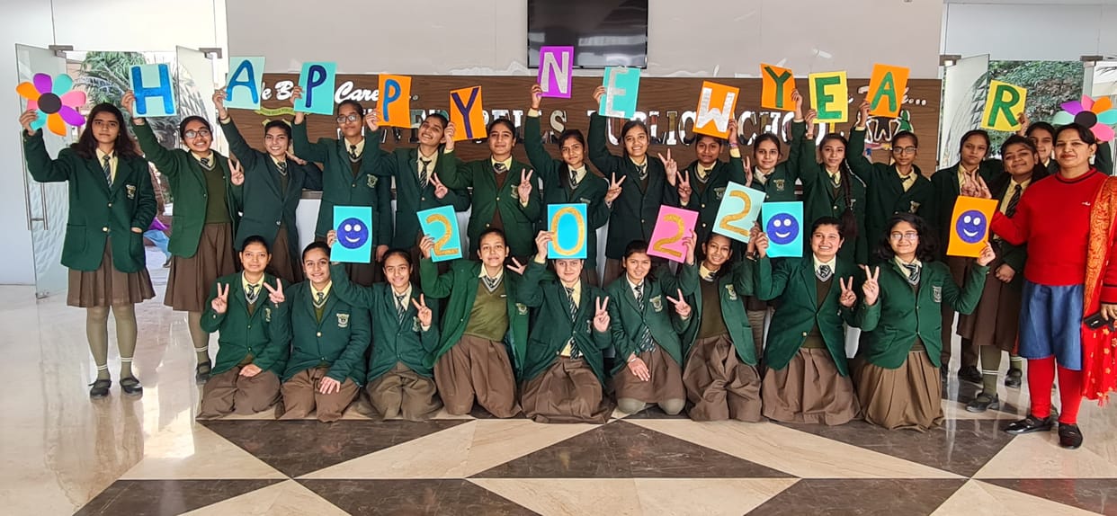 Students welcomed the new year by painting