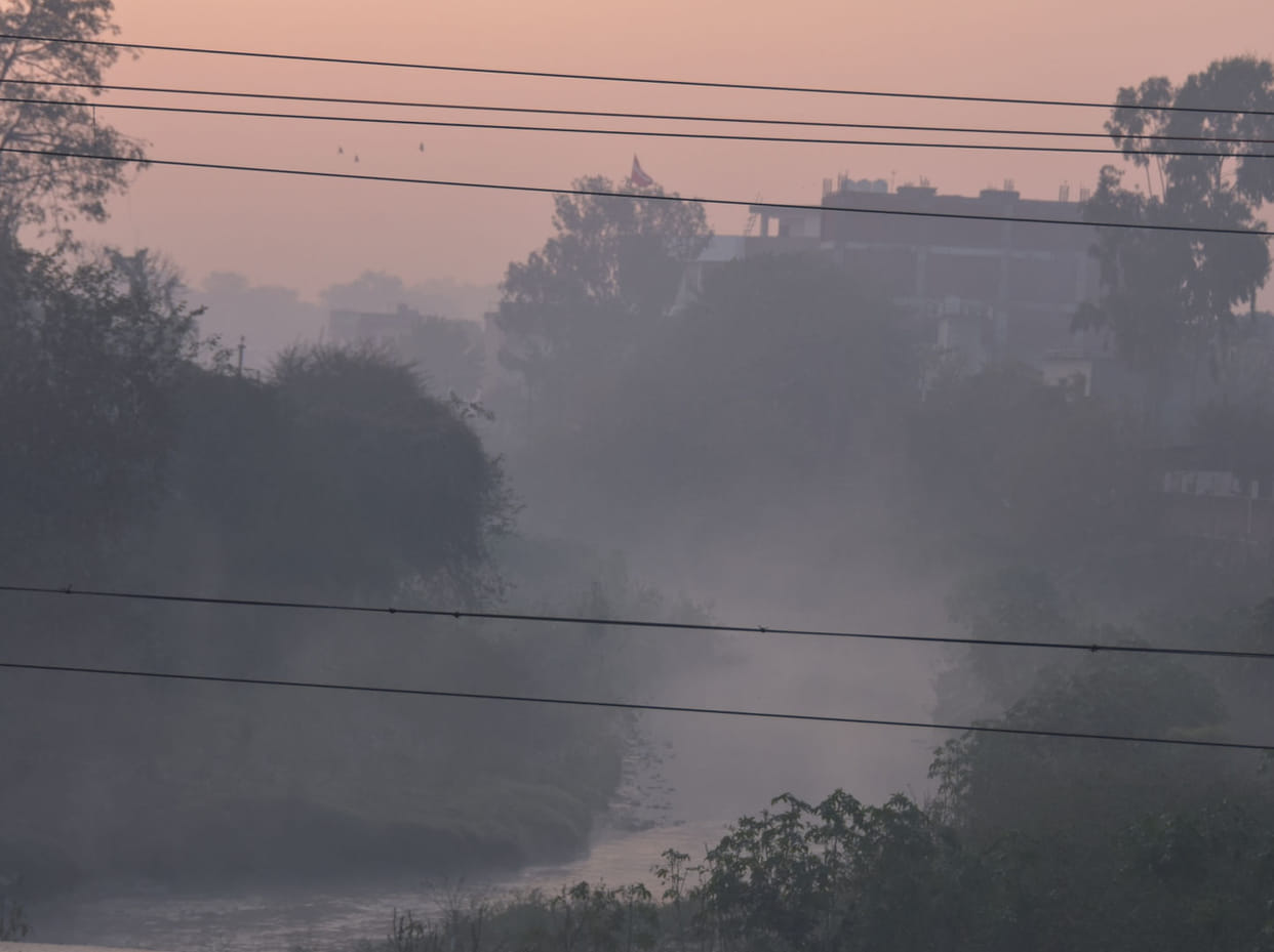 Winter increased again, minimum temperature was 3.5 degree Celsius