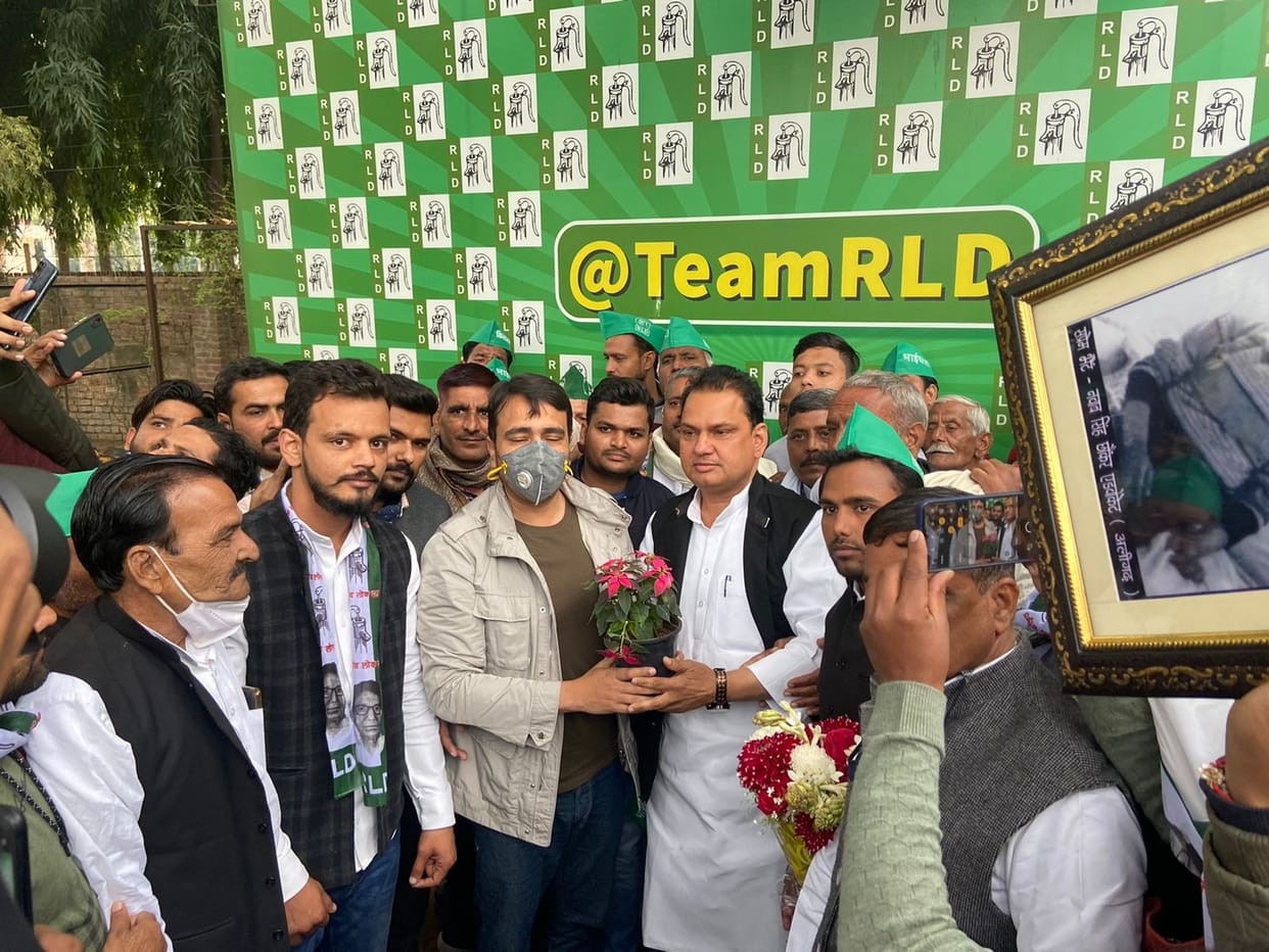 Aligarh: Tejveer Singh Guddu's homecoming in RLD
