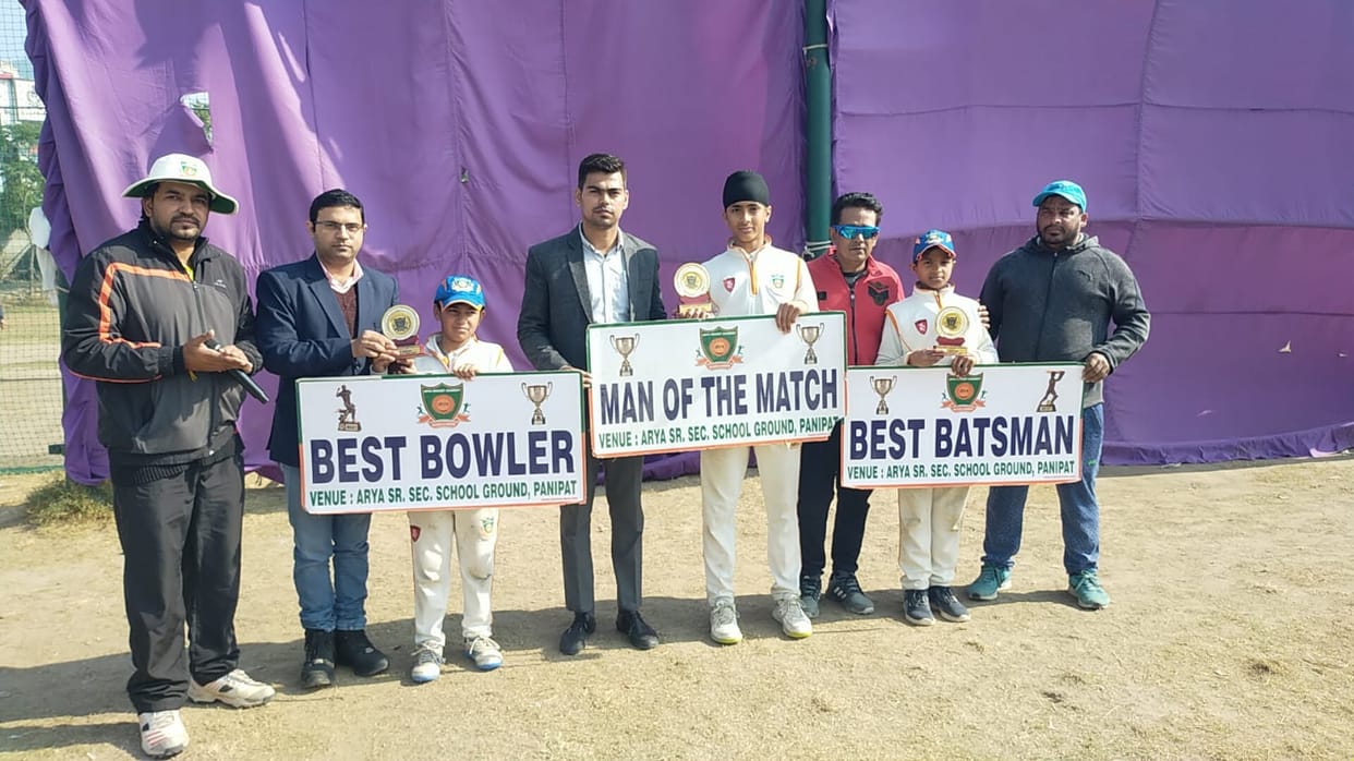 Arya Cricket Academy won both the matches