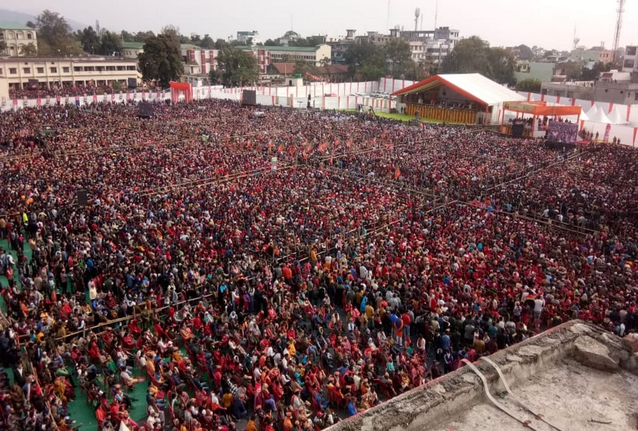 Uttarakhand Election 2022: political parties and leaders not follow covid protocol