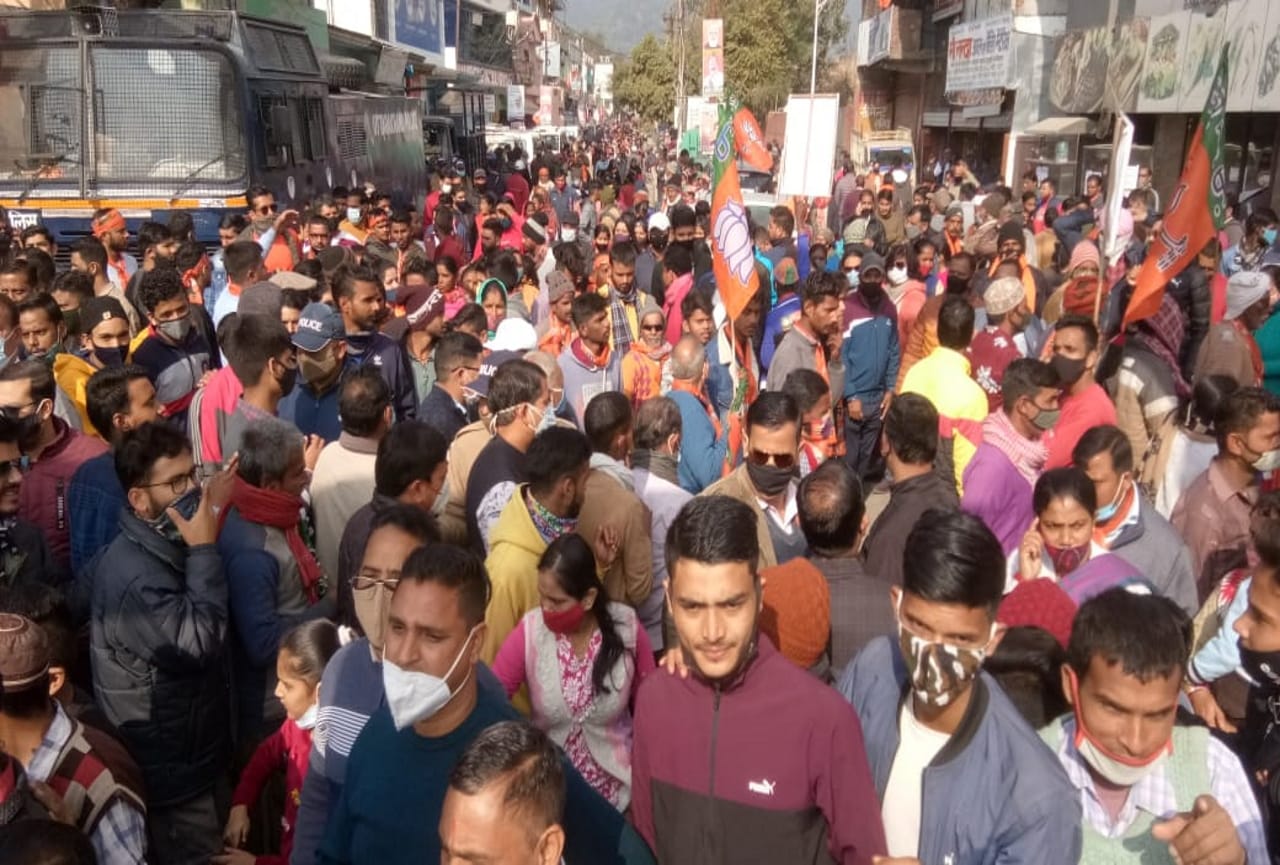 PM Narendra Modi Uttarakhand Visit: Rally in Haldwani, huge rush geathered, photos