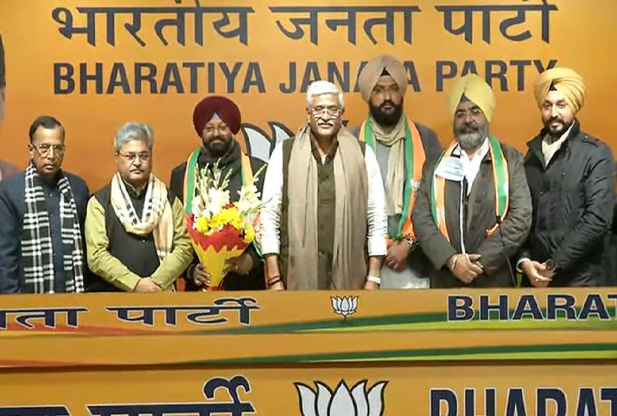Punjab Assembly Elections: Four former leaders of Shiromani Akali Dal and Congress join BJP
