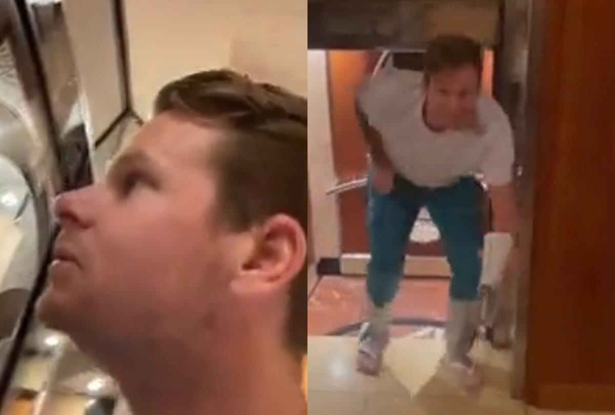 Video: Australian batter Steve Smith gets stuck in a lift for an hour at Melbourne hotel, Marnus labuschagne provided help