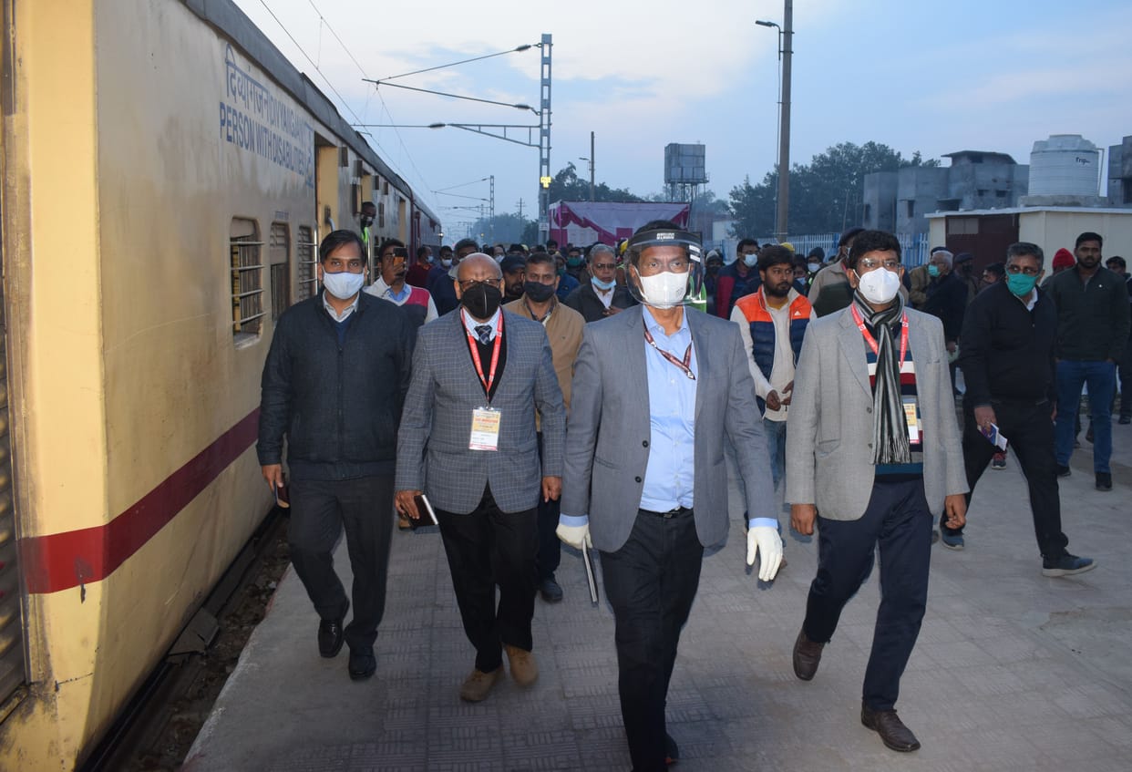 crs inpection, elctric line, railway