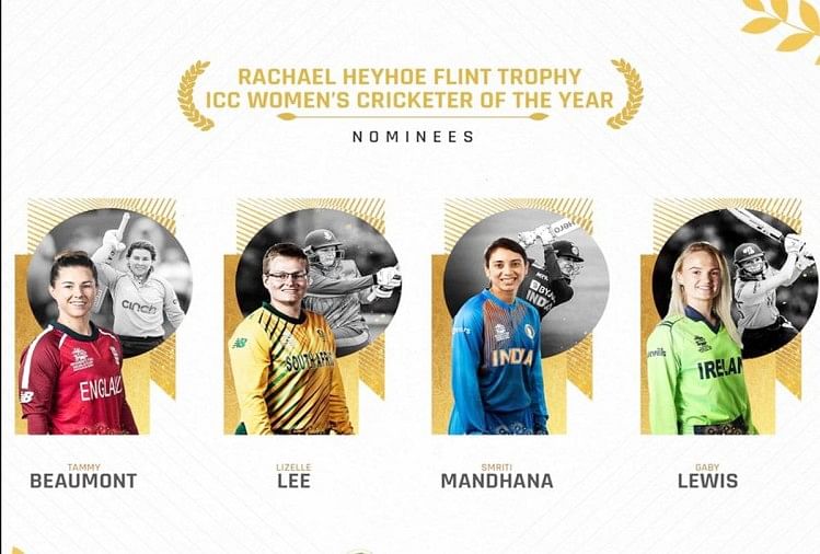 Icc Awards Smriti Mandhana Nominated For Rachael Heyhoe Flint Trophy