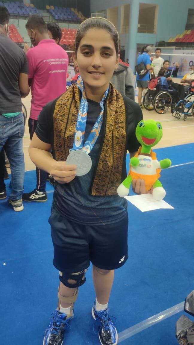 Mandeep won silver