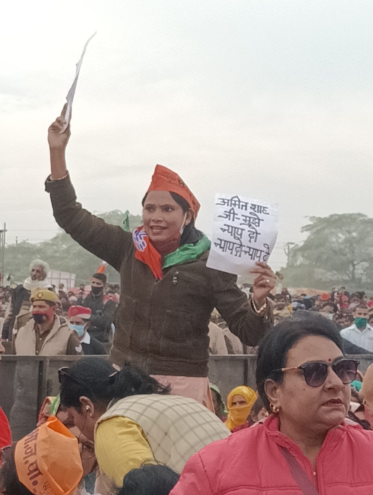 Aligarh: Woman created ruckus during Shah's speech, accused of harassment