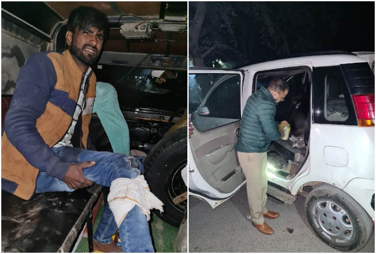 Encounter With Atm Loot Robbers In Agra Three Arrests One Injured By Bullet