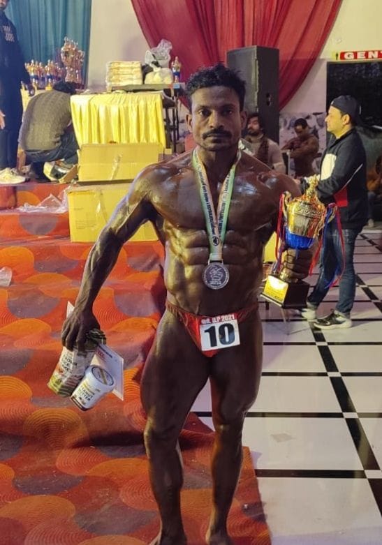 Teacher got silver post in Mr. UP team selection, will participate in Mr. India competition
