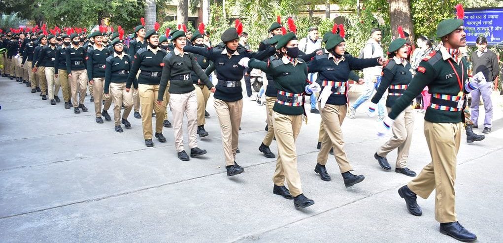 Aftab and Simran selected as the best NCC cadets of the camp