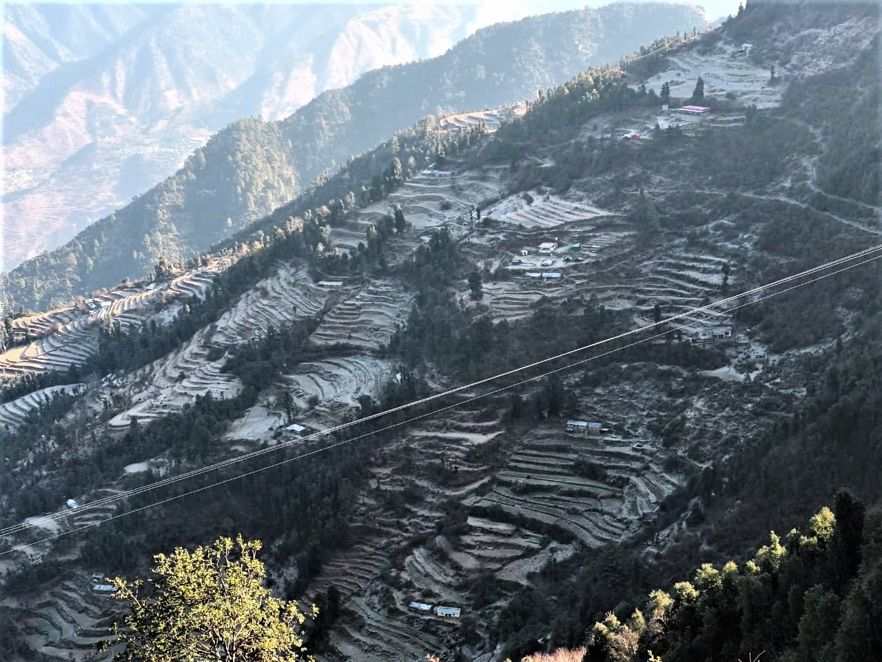 uttarakhand weather: frost increased in Mussoorie, it is difficult for vehicles to move on roads, see photos