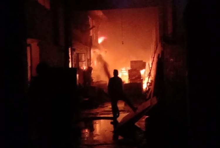 Fire Broke out in Factories at Rai in Sonipat