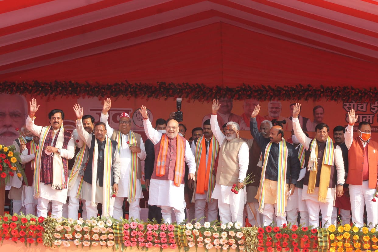 amit shah rally conduct in santkabirnagar