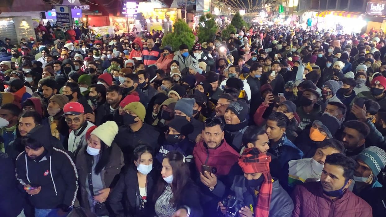 new year celebration in manali