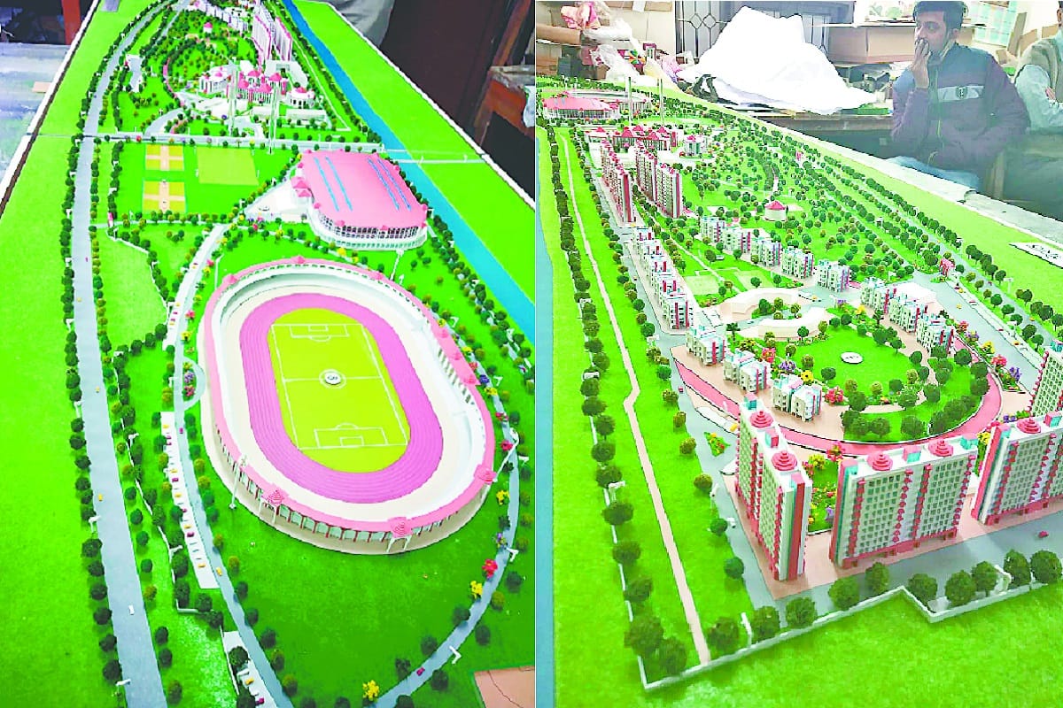 PM Modi Rally Update: The model of sports university is ready and Salava Jhal has become a picnic spot and see photos