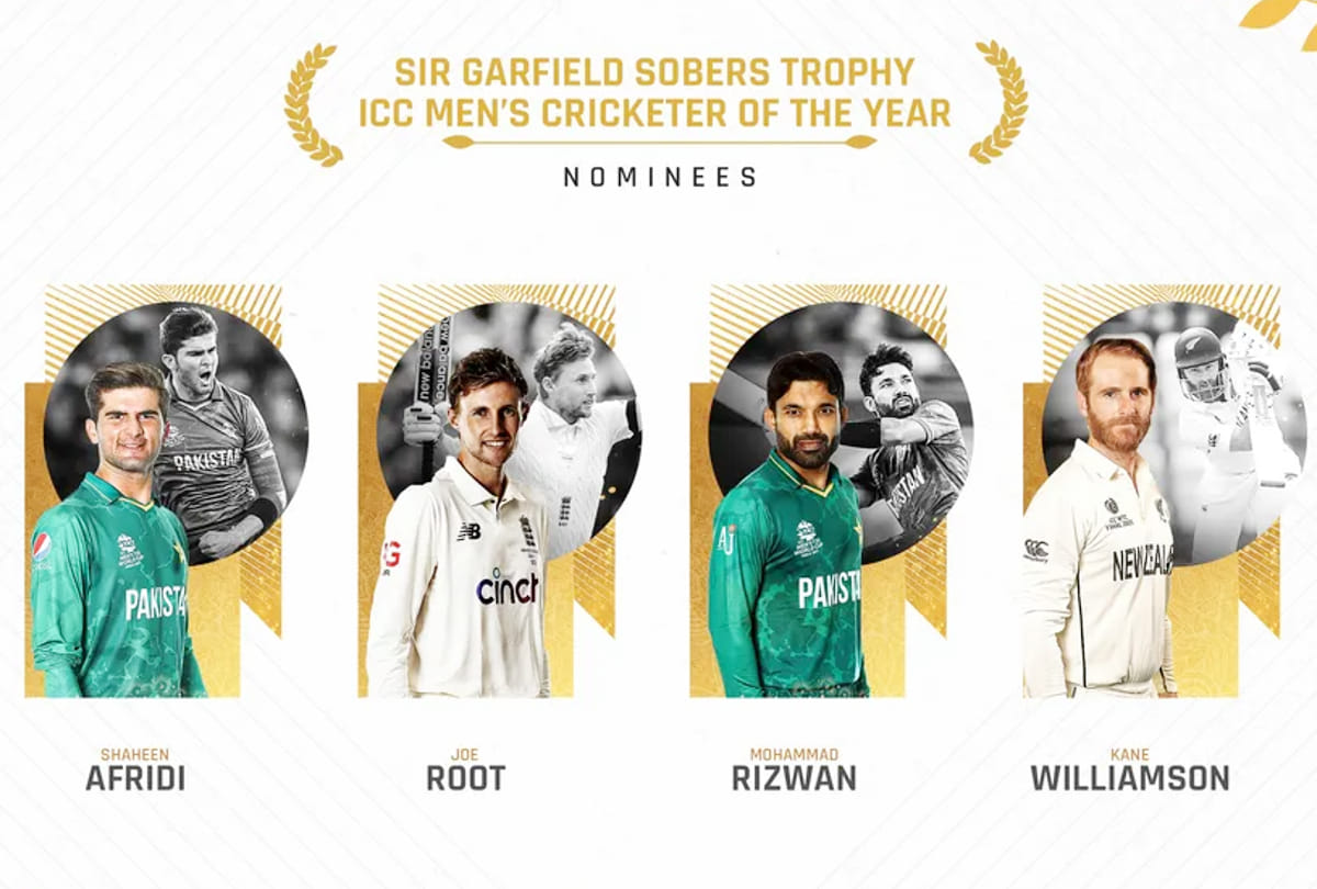 ICC Awards 2021: Joe Root, Shaheen Afridi, Mohammad Rizwan, Kane Williamson Nominated for Sir Garfield Sobers Trophy for the ICC Player of the Year