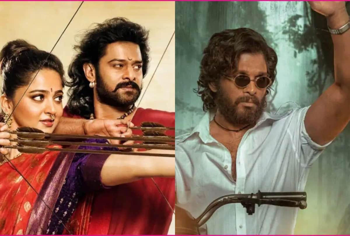 Highest earning movies of south indian cinema pushpa bahubali Saaho