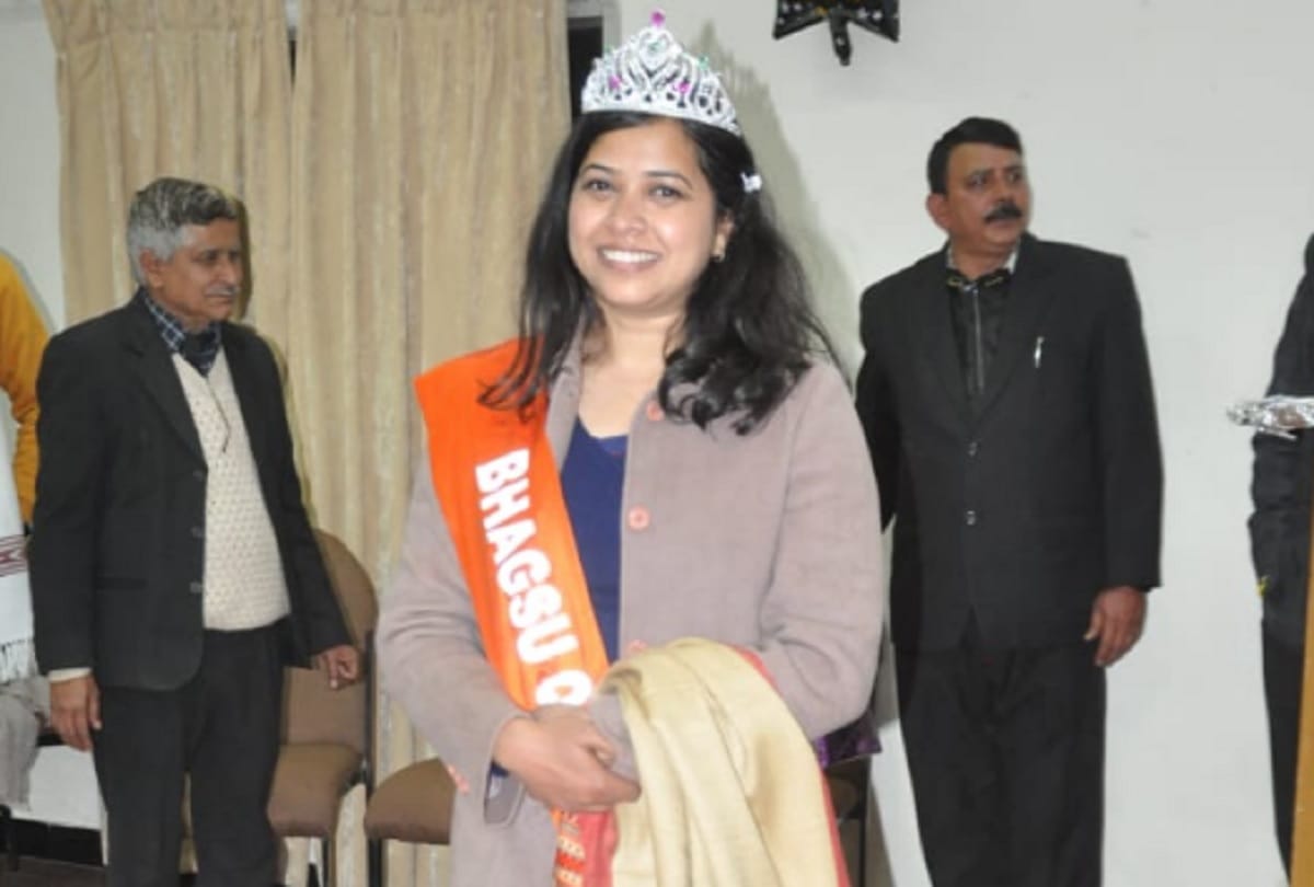 Lipika of Noida crowned Bhagsu Queen in Himachal pradesh